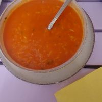 tomato soup with rice at Artha in Porec