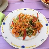 Vegetable wok (side) at Artha in Porec