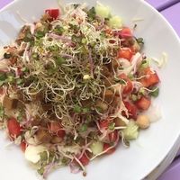 Salad seitan at Artha in Porec