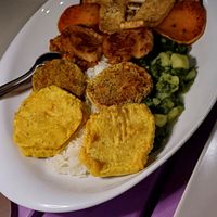 Mixed sharing platter at Artha in Porec