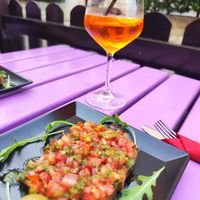 Bruscetta with pesto at Artha in Porec