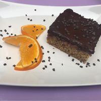 Cake of the day - Jaffa Cake  at Artha in Porec
