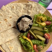 Truffle Hummus plate  at Artha in Porec