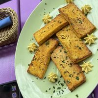 Grilled tofu  at Artha in Porec