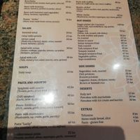 Menu (April 19) at Artha in Porec