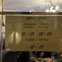 Actual opening hours at Artha in Porec