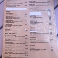 German food Menu at Artha in Porec