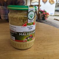 Vegan roasted eggplant spread at Nana's Bakery in Burnaby