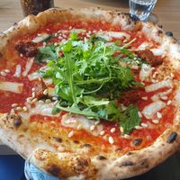 Vegan Nduja pizza at Napo in Graz
