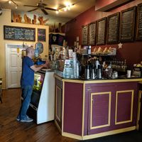 Inside Red Hook Coffee Shop at Red Hook Coffee and Tea in Philadelphia