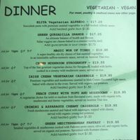 8 Vegan and Veggie options for diner! at Elita - temporarily closed in Canmore