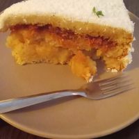 Bolo de abacaxi com coco queimado at  Café Angélica in Porto Alegre