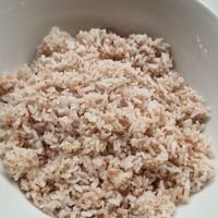 Red rice at Lemon Grass Cafe in Dikwella