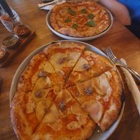 Margherita Pizza and Potato and Caramelised Onion w/ Rosemary Pizza at La Playa  in Dikwella