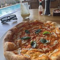 Vegan pizza 🍕   at La Playa  in Dikwella