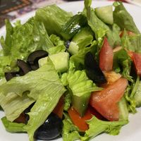 Greek salad  at Getashen Smoker Bar in Tashkent