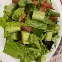 Greek salad (minus cheese) #Veganuary at Getashen Smoker Bar in Tashkent