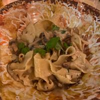 Mushroom pasta   at Cafeteria-Trattoria Am Rathaus in Osnabruck