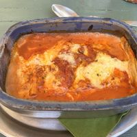 Vegan bolognese lasagna   at Cafeteria-Trattoria Am Rathaus in Osnabruck