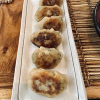 Vegan gyozas  at Sumi Bar and Kitchen in Tofo