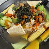 All the veggies please ☺️  at Vege Creek 蔬河 - Zhongshan in Taipei