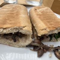Mushroom panini  at Rata Cafe in Wellington