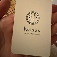   at Curry & Tempura Koisus in Kyoto
