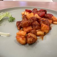 Sweet and Sour Mushrooms  at Jingyuefang Vegetarian -  静悦坊素食 惠恒大楼店 in Shenzhen