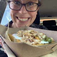 About to enjoy the daylily! 🤓  at Planted - Pop Up in Bloomington