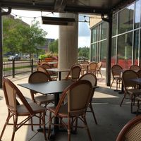 Outside seating at Red Cow in Rochester