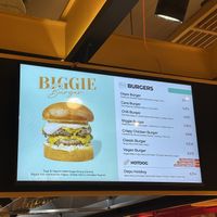 Vegan burger  at Depo Burger in Istanbul