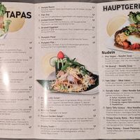 The menu 1 at Vegansia in Berlin