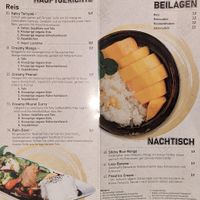 The menu 2 at Vegansia in Berlin