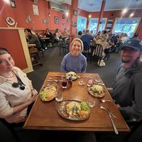 Stuffed sopapillas and enchiladas are delicious    at Salsa Verde Grill in Bar Harbor