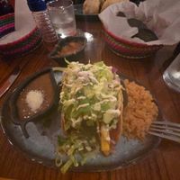 Hard shell Taco meal at Salsa Verde Grill in Bar Harbor