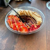 Customizable açaí bowl (I would add coconut next time)  at Rise & Grind Cafe in Fitchburg