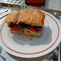 Seasonal sandwich at Grashka Deli in Ljubljana