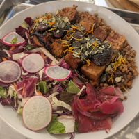 Protein bowl at Grashka Deli in Ljubljana