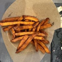 Sweet potatos  at Grashka Deli in Ljubljana