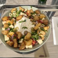 Greek bowl  at Grashka Deli in Ljubljana