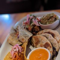 Again the veg dish for two and that orange salsa was delicious!! Plus the carrot tacos that were amazing. at Xalapa in Buenos Aires