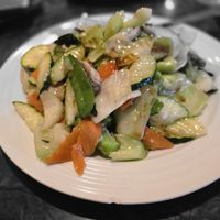 Mix vegetables plate. at Yi's Wok in Redmond