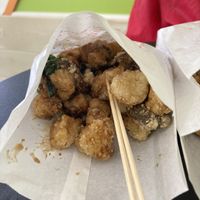 The fried oyster mushrooms   at Frite & Bulle - 福霸 in Montreal