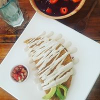 savory crepe  at La Senda Restaurante in Playa Del Carmen