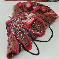 crepe dulce at La Senda Restaurante in Playa Del Carmen