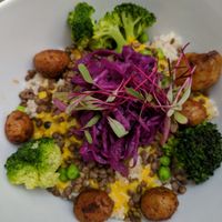 hindi bowl at La Senda Restaurante in Playa Del Carmen