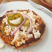 Mexican pita at La Senda Restaurante in Playa Del Carmen