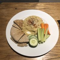 Hummus at La Senda Restaurante in Playa Del Carmen