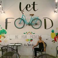 Cute space at La Senda Restaurante in Playa Del Carmen