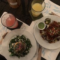 Our dinner  at La Senda Restaurante in Playa Del Carmen